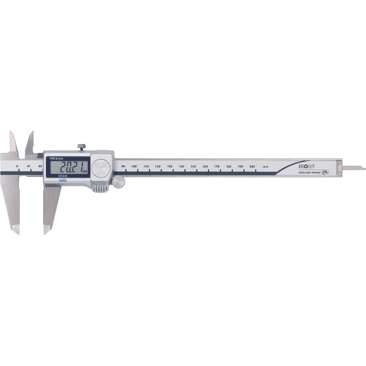 Mitutoyo 500-713-20 Coolant Proof Digimatic (Digital) Caliper 'IP67 Absolute' 200mm - KHM Megatools Corp. Mitutoyo 500-713-20 Coolant Proof Digimatic (Digital) Caliper 'IP67 Absolute' 200mm - KHM Megatools Corp.